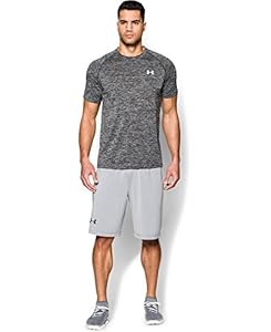 Under Armour Men's Short Sleeve Tech Tee, X-Large, Black/White/White