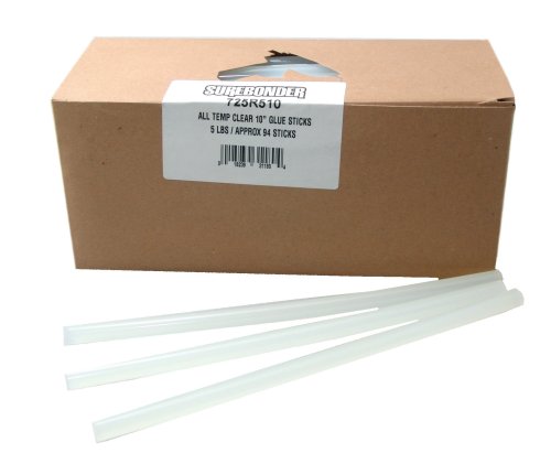 Surebonder 725R510 10-Inch General Purpose All Temperature Glue Sticks