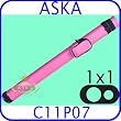 Billiard Pool Cue Case 1x1 Bright Pink