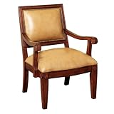 Powell Jamestown Tan Leather Chair