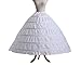 Kmformals Women's Petticoats Wedding Dresses Gown Six Hoops Large Underskirt Slips