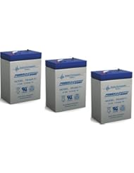 CE: 6V 4.5Ah APC Back-UPS 250 Battery - 3 Pack - Power-Sonic