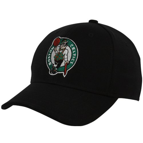 NBA adidas Boston Celtics Black Primary Logo Flex Hat