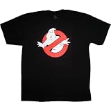 Ghostbusters Black Glow in the Dark Mens T-Shirt