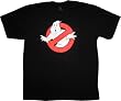 Ghostbusters Black Glow in the Dark Mens T-Shirt