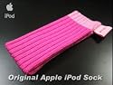 Set of 10 Original Apple Ipod Socks / Case in Pink (with Apple  Tags/Logo) made for all ipods inc. Nano, Video, Classic, Touch &  iPHONE - Total of 10 Socks will be delivered.