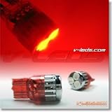 2 RED HP 3 LED BRAKE/TURNTAIL LIGHT BULBS 7443 7440