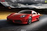 Ferrari F430 Scuderia Red 24X36 Poster Sports Car 31543 Poster Print, 36x24