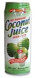 Amy & Brian Natural Coconut Juice with Pulp, 17.5 Ounce Tins (Pack of 12)