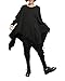 ELLAZHU Women Baggy Crew Neck Asymmetric Hem Solid T shirt Onesize GY805