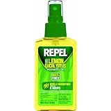 Repel Lemon Eucalyptus Natural Insect Repellent, 4-Ounce Pump Spray