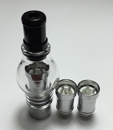 Globe for Wax Dual Coil Quartz II EGO Thread 510 + Two Replacements Coils [MOD7]