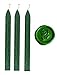 MDLG New 3pcs Grass Green Wax Sticks with Wicks for Decorative Wedding Invitations Wax Seal Sealing Stamp