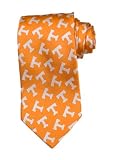 Tennessee Tie - University of Tennessee Orange Necktie with Power T Logo