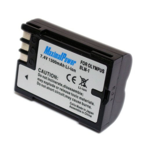 Maximal Power DB OLY PS-BLM1 Replacement Battery For Olympus Digital Camera/Camcorder (Black)