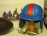1940 Ole Miss & U. Kansas Leather Football helmet