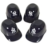 NEW YORK YANKEES BATTING HELMET ICE CREAM SNACK BOWLS 4PK