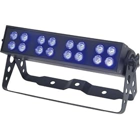 American DJ UV LED Bar 16 Led Powered High Output Blacklight Wash by 