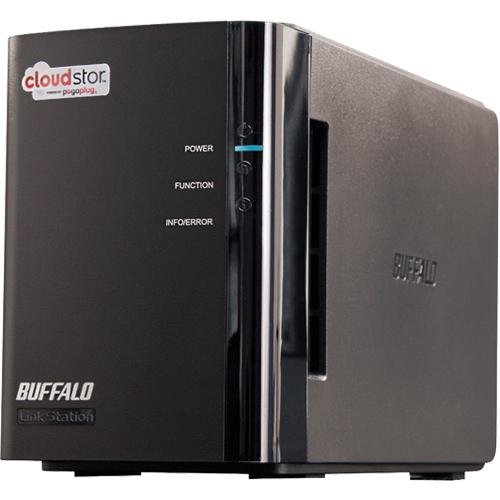 Buffalo Technology CloudStor Pro 2-Bay 2 TB (1 x 2 TB) Gigabit Ethernet High Performance Network Storage CS-WV2.0/1D (Black)