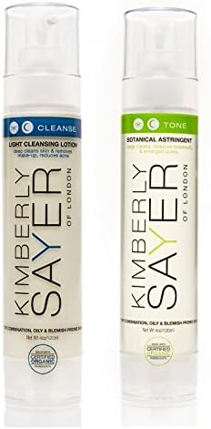 Kimberly Sayer Light Cleansing Lotion + Botanical Astringent Set (For Oily Skin)