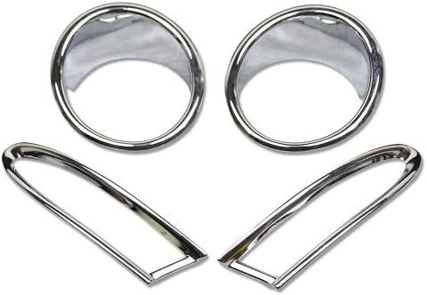 Chrome Front Rear Fog light lamp Cover Trim For BMW X3 F25 2011-2013