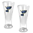 St. Louis Blues 2pc 19oz Pilsner Glass Set - Primary Logo NHL Hockey
