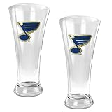 St. Louis Blues 2pc 19oz Pilsner Glass Set - Primary Logo NHL Hockey