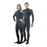 NeoSport XSPAN 3/2mm Women's Scuba Dive Wetsuit - Black/Light Blue, Size - 6 NeoSport XSPAN 3/2mm Women's Scuba Dive Wetsuit - Black/Light Blue, Size - 6