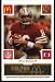 McDonald's NFL Play & Win 1986 Football Cards (San Francisco 49ers Black Tab Set) 24 Cards (tabs still attached and unscratched)