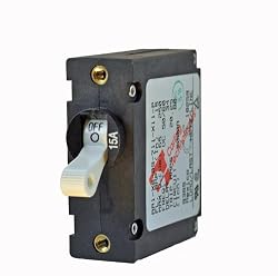 Blue Sea 7222 AC / DC Single Pole Magnetic World Circuit Breaker - 30 Amp