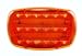 Jumbo 4 x 6 Amber LED Safety Flasher - Magnetic - Visible over 1 Mile - No Wiring