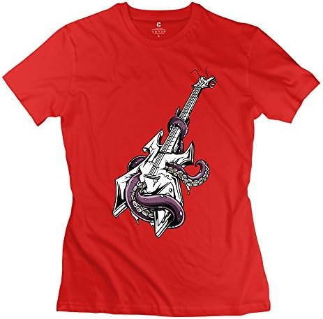 Classic Guitar By Marekpl T-shirt - Woman's T Shirt Red Size XXL