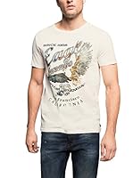 Esprit Camiseta Manga Corta Regular Fit (Blanco)