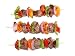Wallmonkeys Peel and Stick Wall Decals - Kabobs - Removable Graphic
