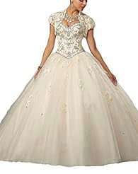 Sweetheart Applique Crystal Lace Quinceanera Dress 