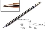 Hakko T15-D12 - T15 Series Soldering Tip - Chisel - 1.2 mm x 10 mm