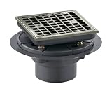 KOHLER K-9136-SN Square Design Tile-In Shower Drain, Vibrant Polished Nickel