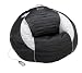 Ace Bayou 51423 Big Kahuna Sound Chair Bean Bag, Black/Grey
