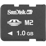 1GB Sandisk 40x Memory Stick Micro (M2) with Pro Duo Adapter
