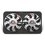 Flex-a-lite 410 Lo-Profile S-Blade Dual Electric Puller Fan