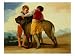 Boys with a Wild Dog 1786-87 Art Giclee Poster Print by Francisco de Goya, 12x9
