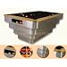 DESIGN POOLTABLE MILA lounge pool billard table snooker