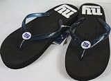 New York Giants Womens Wedge Flip Flop Slippers