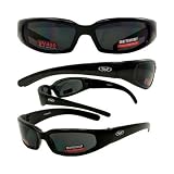 Global Vision Chicago Smoked Motorcycle Sun Glasses With Versatile Fit These Fit Well On Small To Large Faces