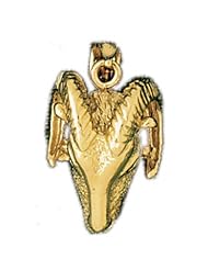 CleverEves 14K Gold Pendant Moose 6.3 - Gram(s)