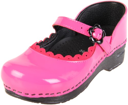 Dansko Jill Clog (Toddler/Little Kid/Big Kid),Bubblegum Patent,26 M EU (8.5-9 M US Toddler)