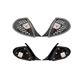 00-02 Dodge Neon Led Tail Light - Black Clear (Pair) by Winjet