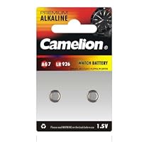 Camelion 2er-Set AG7 LR57 LR926 Knopfzelle 1,5V Batterie