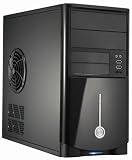 Compucase Micro ATX Case Piano Black,USB+HD Audio 400watts PSU