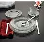 SERVICE FOR 4 CLASSICA 20 PIECE GLASS DISHES SET